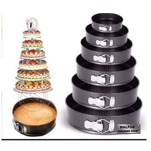 Set of 8 cake molds