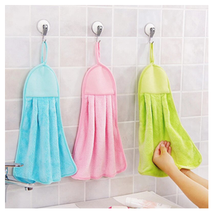 Hanging kitchen towels