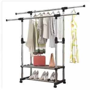 Iron Wardrobe with Wheels