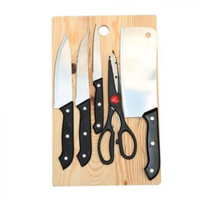 Set of Knives + Cutting Board-