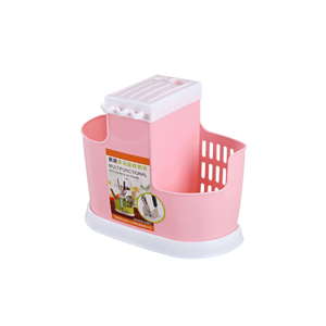 Multifunctional Plastic with Knife Holder Chopsticks Chopsticks Cage Leakage Frame Cutlery Rack Storage Rack Creative Kitchen - Image 2