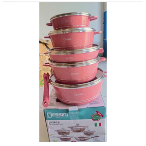 DESSINI cooking pot with granite coating for the home - Image 2