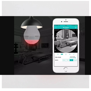 360 ° panoramic HD WiFi bulb camera - Image 3