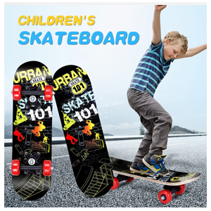 Freestyle - Kids Scooter, Complete Cartoon Beginners, Boys and Girls Skateboard, Sliding Plate