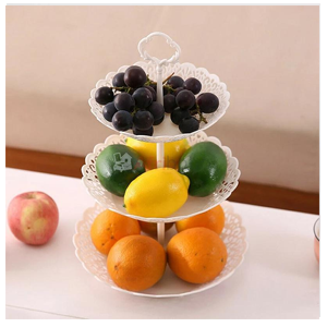 White Plastic Dessert Tray