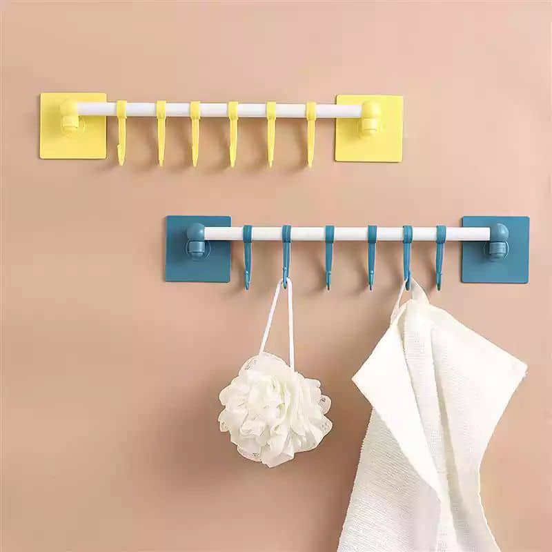 Plastic shower wall bracket