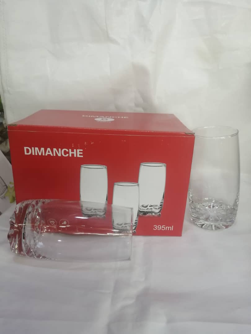 Paquet de 6 verres à eau