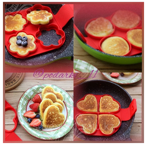 Silicone pancake mold