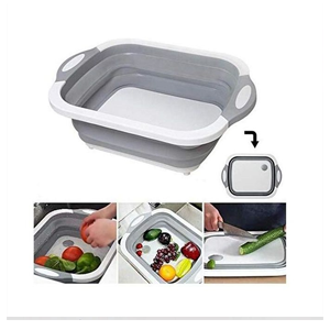 Retractable basin with 3 in 1 board