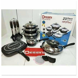23 Pieces Dessini non stick cookware set
