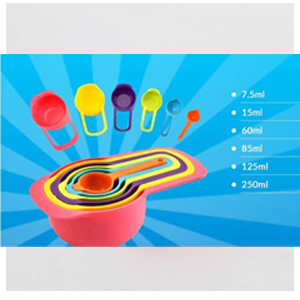 Set of 6 measuring cups
