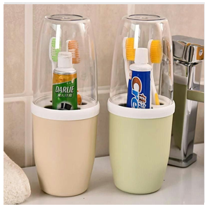 Toothbrush holder washing cup with cover