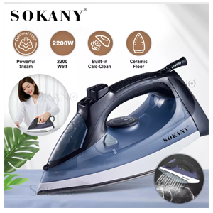 SOKANY PL-260 2200 Watt Portable Steam Corder Iron Sterika
