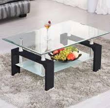 Glass center table