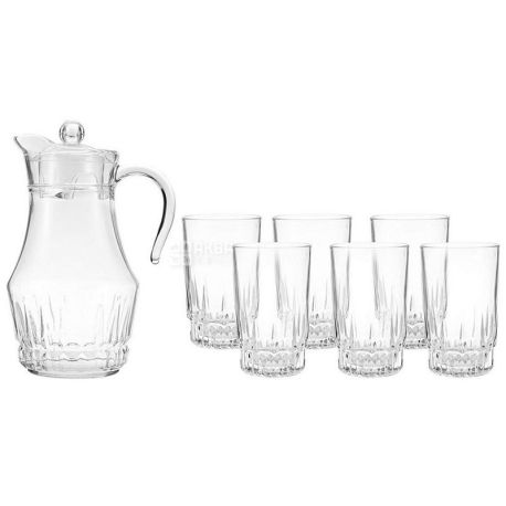 Glass jar and cups