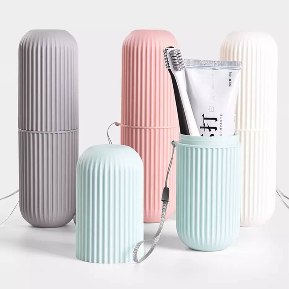 It is an excellent product to keep your toothbrush safe and in good condition. It is like a cup and can take a toothbrush and toothpaste.