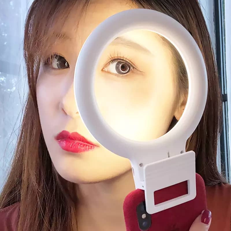 This is a beautiful product for home use. You can use in your dressing room and the mirror comes with light. It brightens your face and it is a mobile HD mirror. You can also put it on your dressing table. 