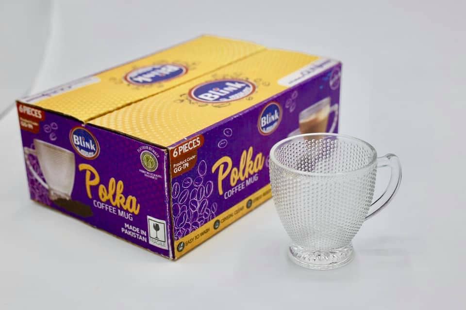 Pack of 6 glass cups