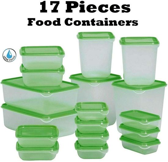 17 peices of food containers