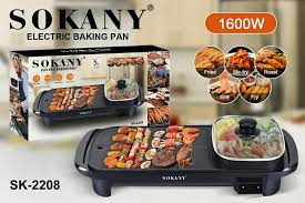 Electronic baking pan