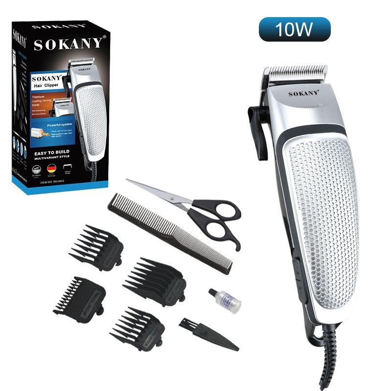 It is an electric vehicle power supply shaving machine. It can shave the hair very well. The blades are very sharp and it has a grey color. It is a stainless steel and rechargeable shaving machine.