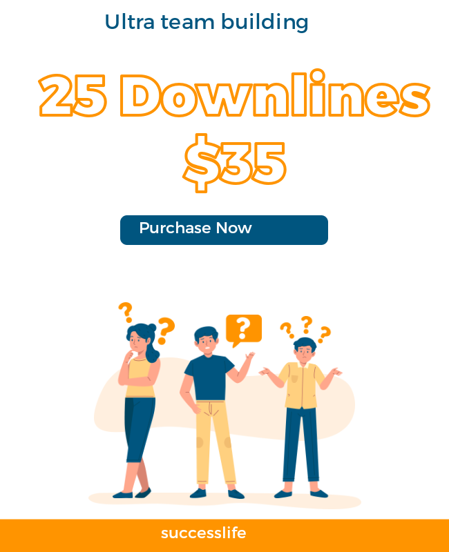 Purchase 25 downlines