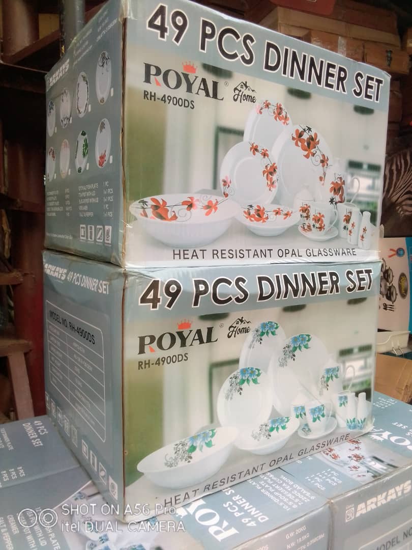 49 pieces of dinner sets