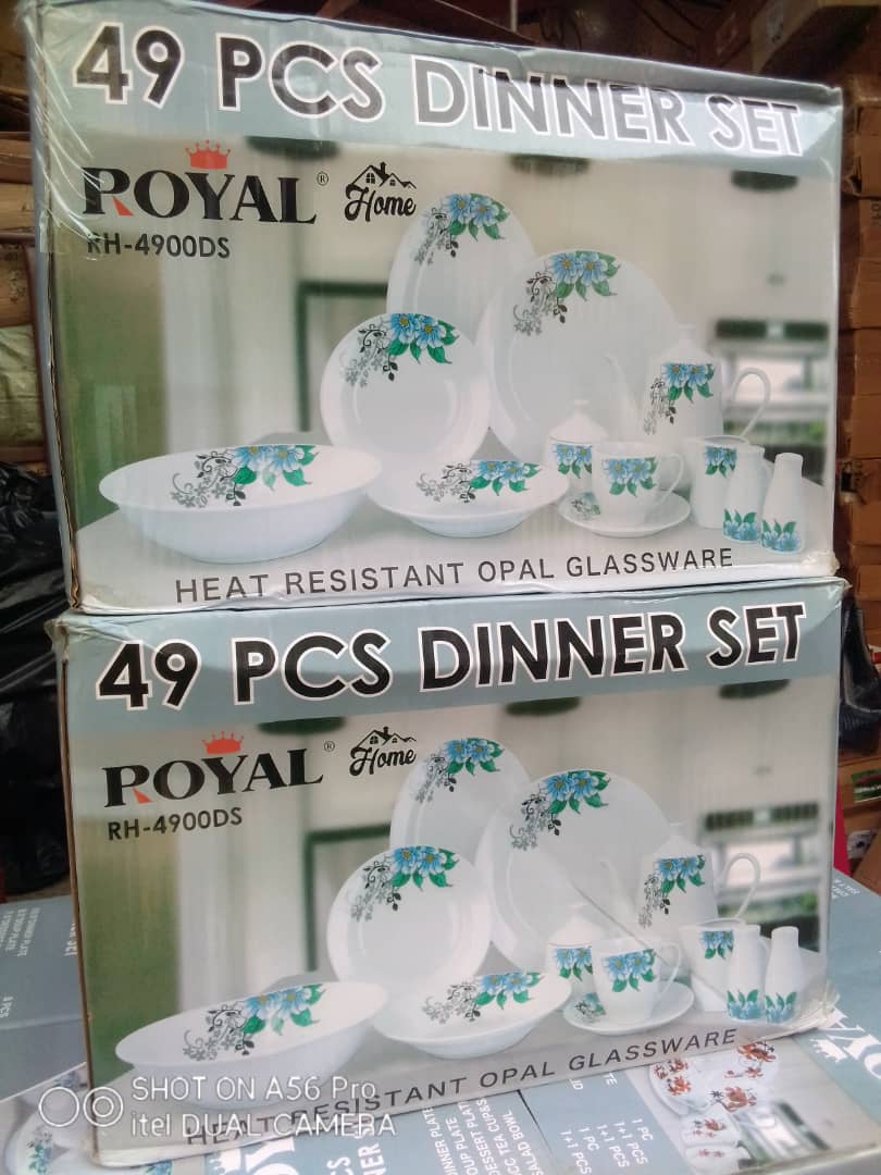 49 pieces of dinner sets