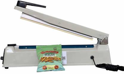 Packaging material plastic, You can package bags, film, pouch. It is manual. It has a maximum speed of 5 minutes. It can be used in retail, food stores, food and beverages shops and garment shops. They are manual and very easy to operate.