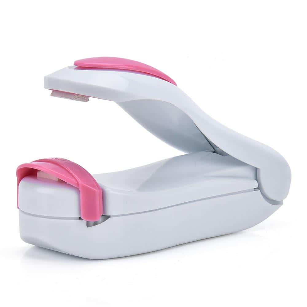 This is a mini sealer and it can be use in homes and food shops. Very good in sealing nylons of foods and beverages. Dimensions are 10*.5*3.7. It is a plastic pouch sealer and it is portable. It is very easy to operate and works with battery. 