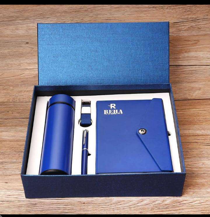 blue corporate gift set