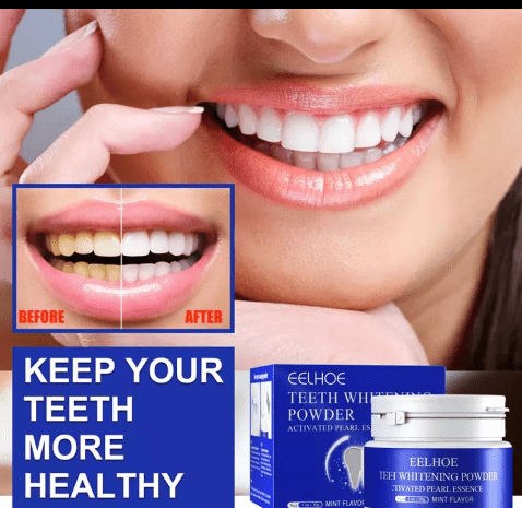 This power makes your teeth looks good and brightens them. You can apply daily for effective results. Use with or without tooth paste. Gain confidence again with this teeth whitening product.