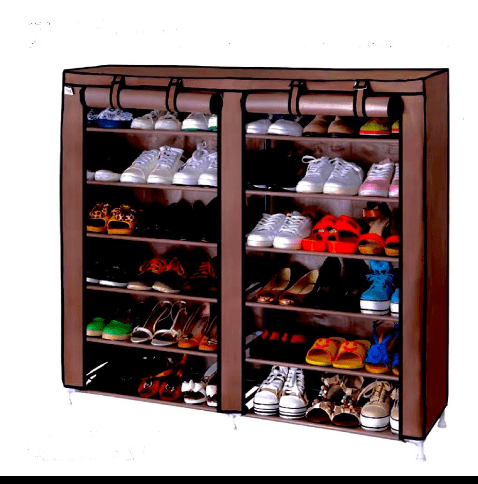 This wardroble is portable and can last for long. You can arrange your shoes and sandals on this shoe wardrobe. You can easily transpot it to one place to another. 