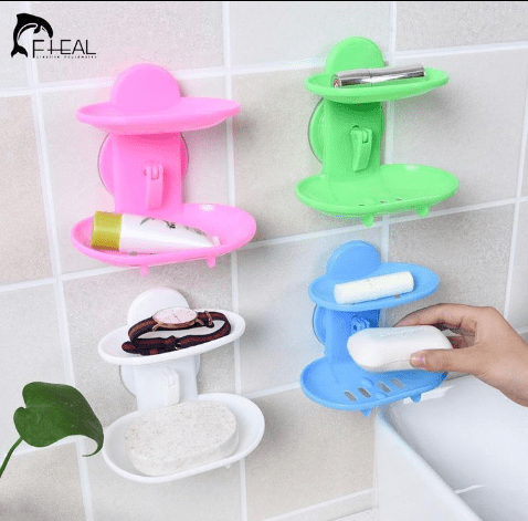 This two sided soap stand can be used in bathrooms. They are in several colours mainly blue colours are available. You can avoid stressing yourself and be comfortable with this soap stand just beside you.