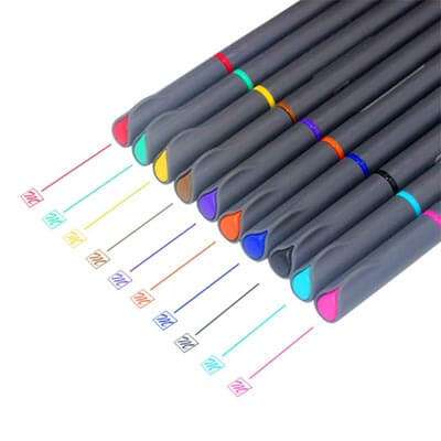 Fine Liner 0.4mm Color Journaling & Drawing Pens