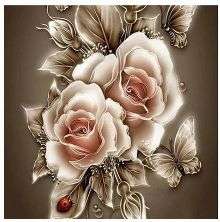 Ladybug and Rose - Diamond Painting DIY Kit