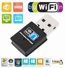 Specifications Item Name：WiFi Adapter Interface Type：USB 2 .0 Chipset：RTL8192 Transmission Rate：300Mbps Frequency Range：2.4GHz RF Power：20dbm (Max) Wireless Standards：IEEE 802.b/g/n Working Channel Number：13 Color：Black