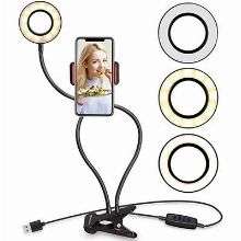 Selfie Ring Light w/Cell Phone Holder Stand