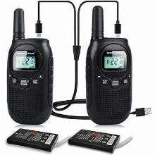 2 pack of rechargeable walkie talkie