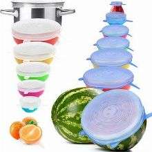 14-Pack of Silicone Stretch Lids [7 Sizes]