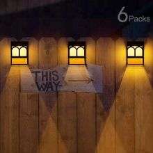 6 Pack of Color Changing Solar Deck Lights