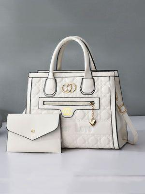This is a quality 2 in 1 female hand bags. These hand bags are very solid and can last for a very long time. They are flexible bags and easy to carry along. The leather is of great quality and the bag comes in different colors.  