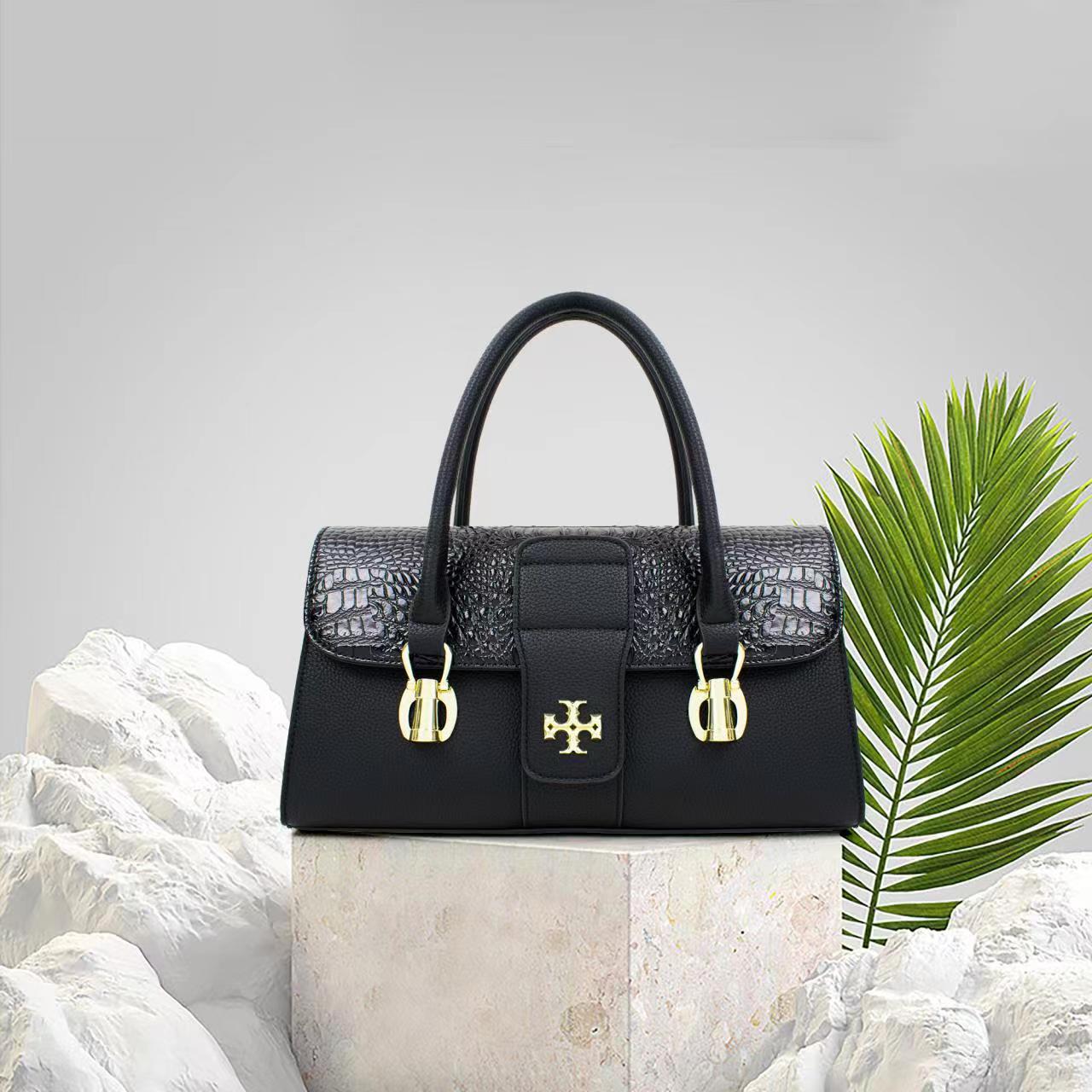 This is a quality female hand bag. This hand bag is very solid and can last for a very long time. It is a flexible bag and easy to carry along. The leather is of great quality and the bag comes in different colors.  