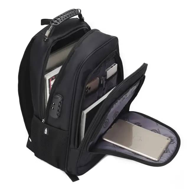 This is a quality bag for anyone and everybody. This bag is very solid and can last for a very long time. It is a flexible bag and easy to carry along. The zipper is of great quality and the bag comes in black colors. You can use for outings, sport and even for school. 34cm*16.5cm*45cm.