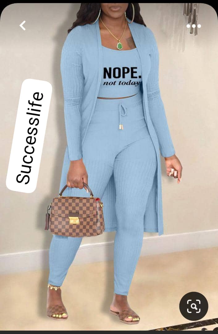 This is one of the best women's wear in stock. It is of greater quality and it is a hot cake. It is made up of quality material and this material can last for a very long time. Available in several colors. Sizes - L, M, XL, XXL,XXXL.
