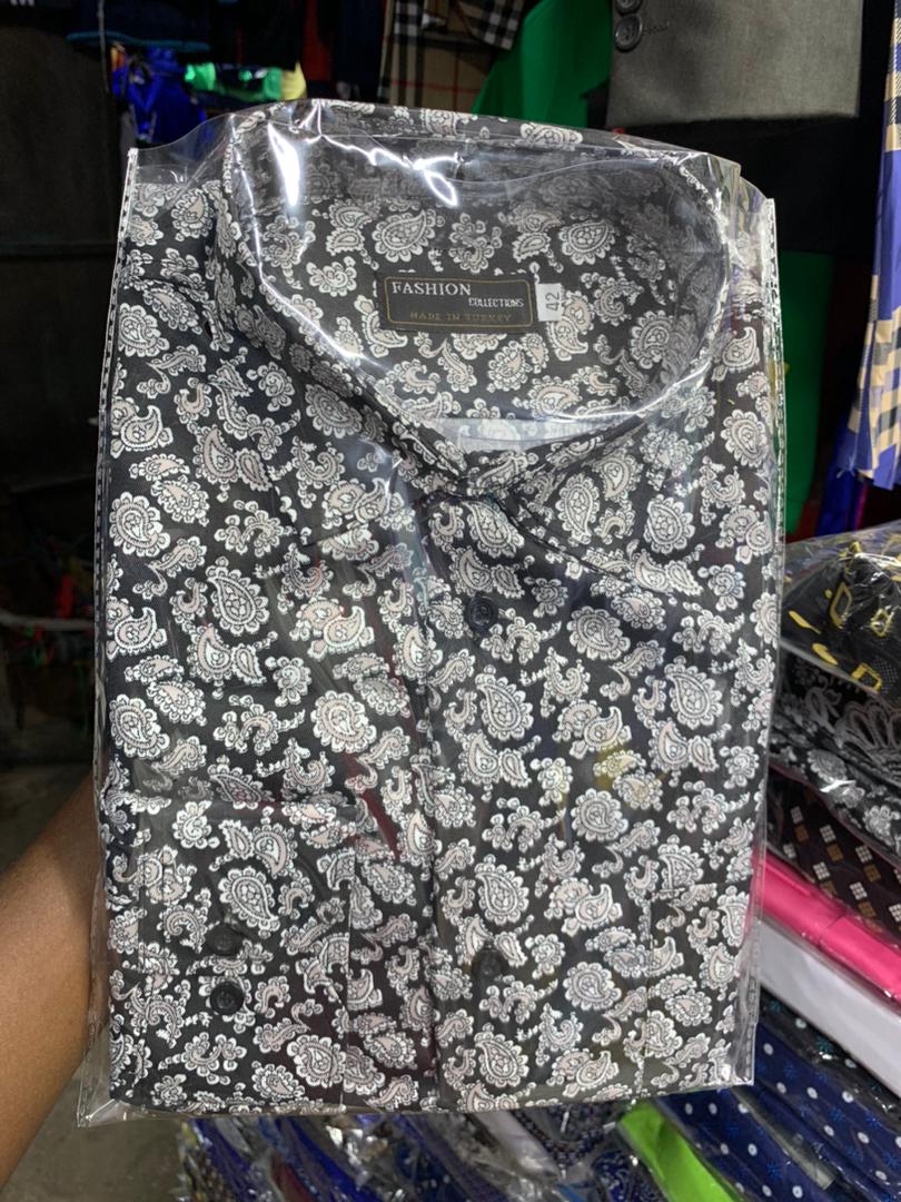 This is one of the best shirts in stock. It is of greater quality and it is a hot cake. It is made up of quality cotton 100% and it can last for a very long time. It Can not easily tear because it is solid. Available in L, M, XL, XXL,XXXL.