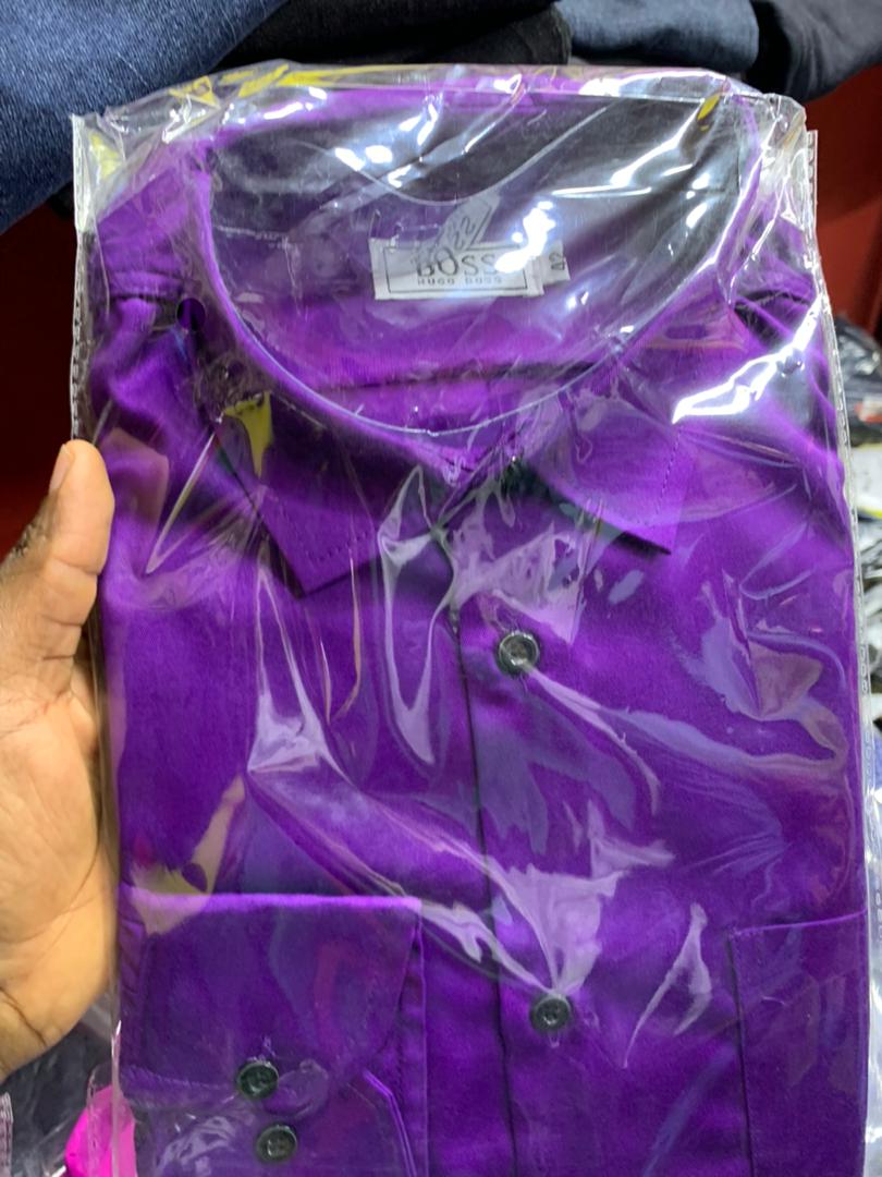 This is one of the best shirts in stock. It is of greater quality and it is a hot cake. It is made up of quality cotton 100% and it can last for a very long time. It Can not easily tear because it is solid. Available in L, M, XL, XXL,XXXL.