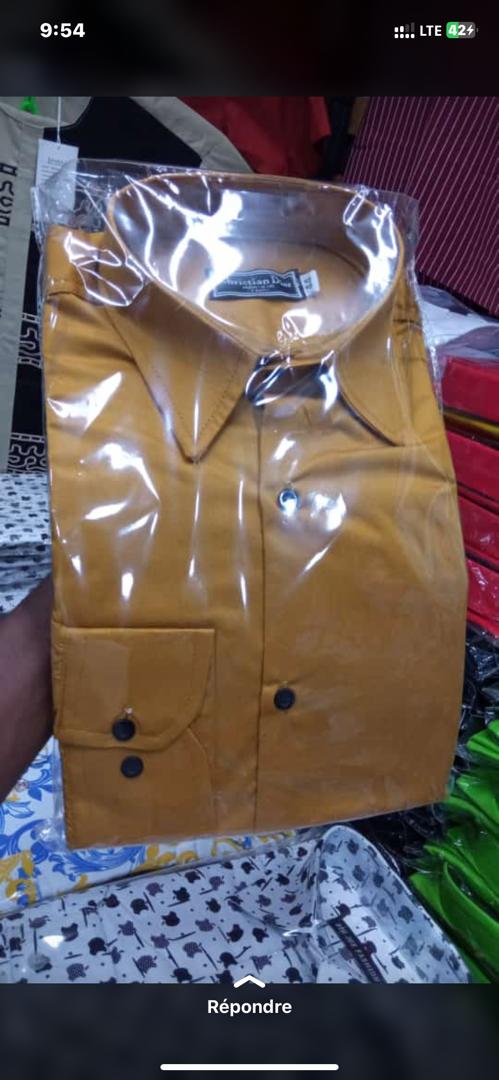 This is one of the best shirts in stock. It is of greater quality and it is a hot cake. It is made up of quality cotton 100% and it can last for a very long time. It Can not easily tear because it is solid. Available in L, M, XL, XXL,XXXL.