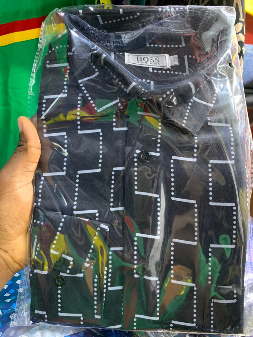 This is one of the best shirts in stock. It is of greater quality and it is a hot cake. It is made up of quality cotton 100% and it can last for a very long time. It Can not easily tear because it is solid. Available in L, M, XL, XXL,XXXL.