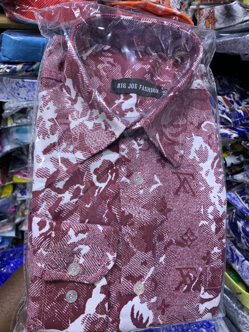 This is one of the best shirts in stock. It is of greater quality and it is a hot cake. It is made up of quality cotton 100% and it can last for a very long time. It Can not easily tear because it is solid. Available in L, M, XL, XXL,XXXL.